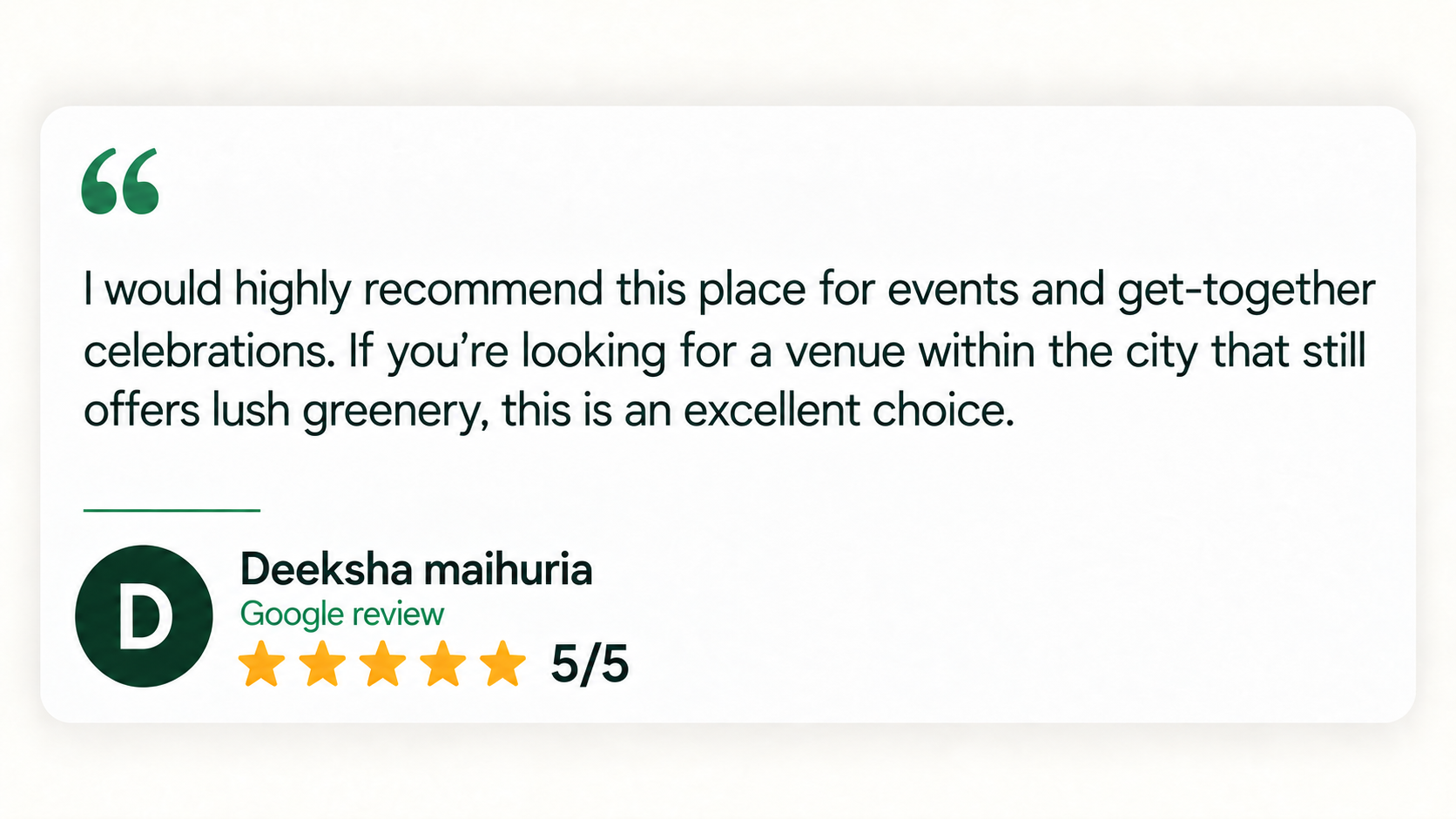 Ramaiya farmhouse reviews